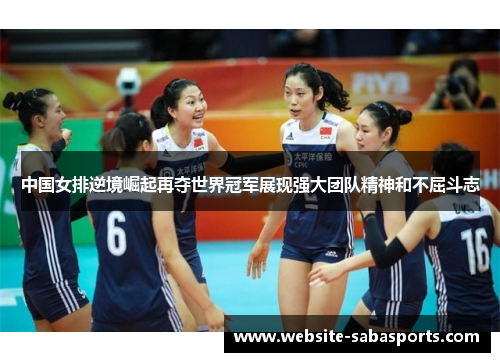 中国女排逆境崛起再夺世界冠军展现强大团队精神和不屈斗志